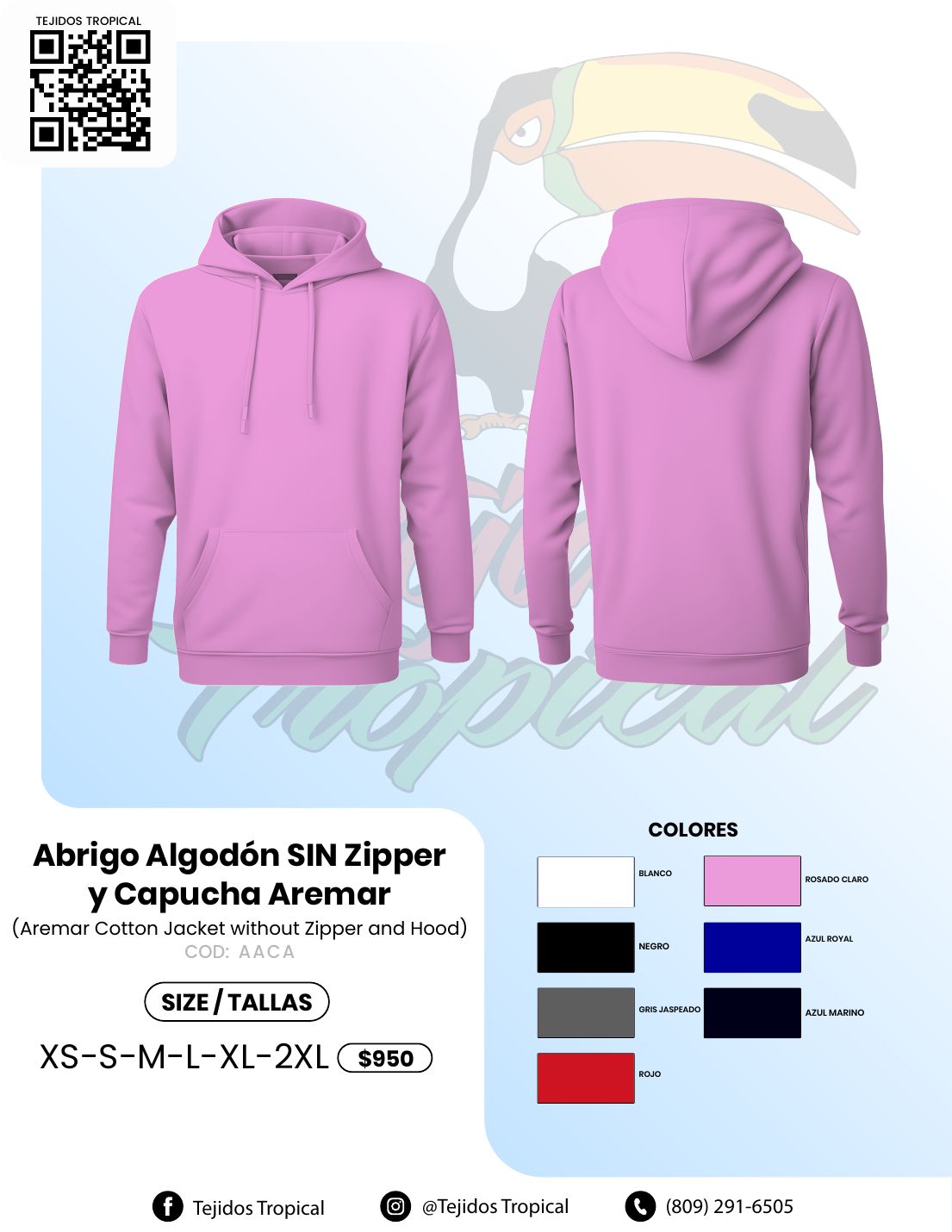 Abrigo Aremar con Capucha