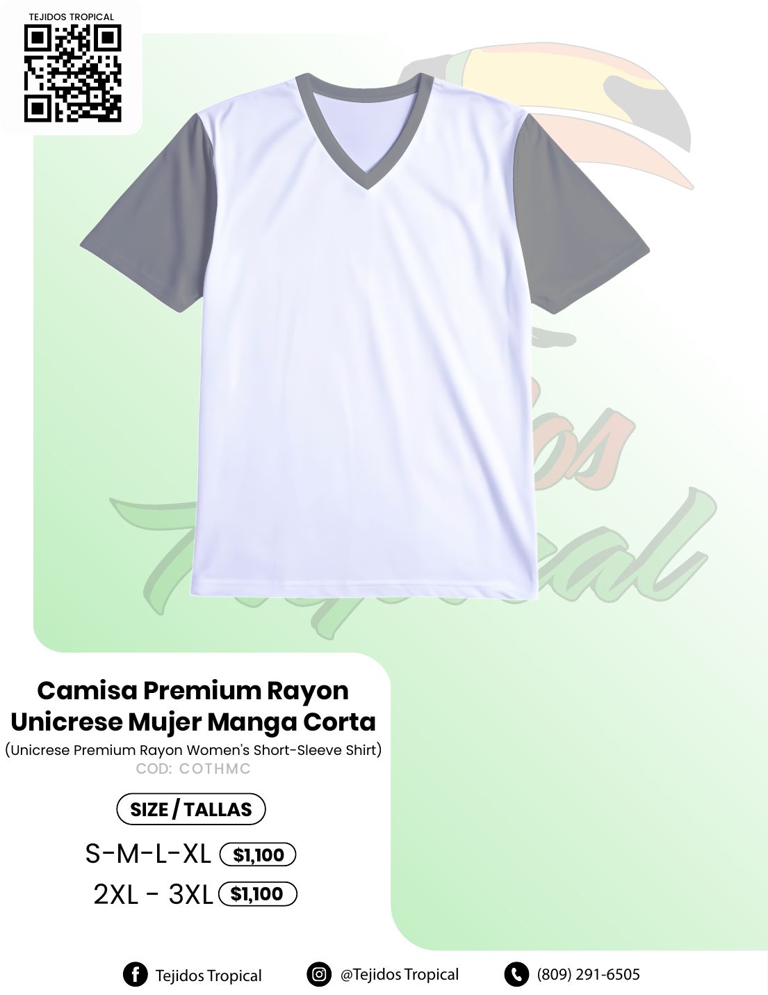 Polo Premium Rayón Unicrese Mujer